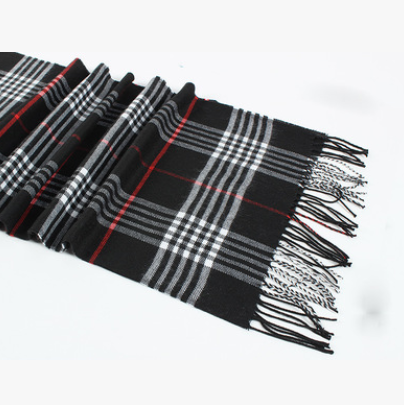 New England style sub Babage classic fashion all-match cashmere scarf for men wholesale manufacturers