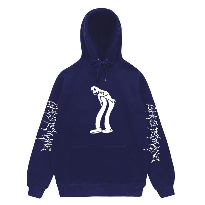 Printed hooded sweatshirt