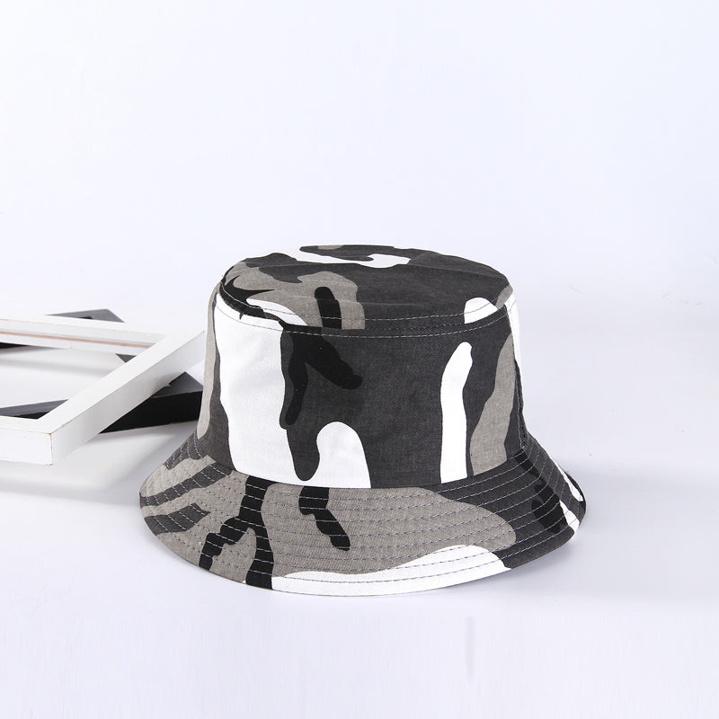 Camouflage Print Sunshade Bucket Hats