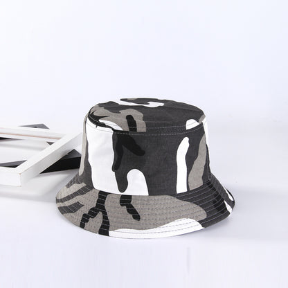 Camouflage Print Sunshade Bucket Hats