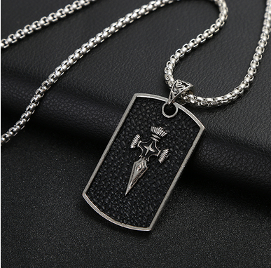 Hiphop pendant titanium steel chain pendant for men and women