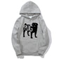 Printed hooded sweatshirt