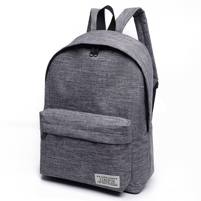 Mochila de lona para hombres y mujeres, mochilas para estudiantes universitarios, mochilas de escuela secundaria para adolescentes, mochilas de viaje para ordenador portátil para niños y niñas