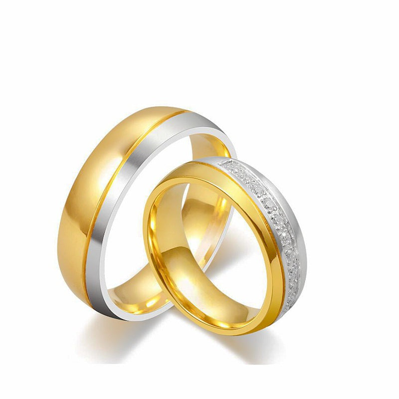 Anillos de boda Vnox para mujer, hombre, aniversario