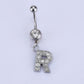 English alphabet hypoallergenic body piercing navel