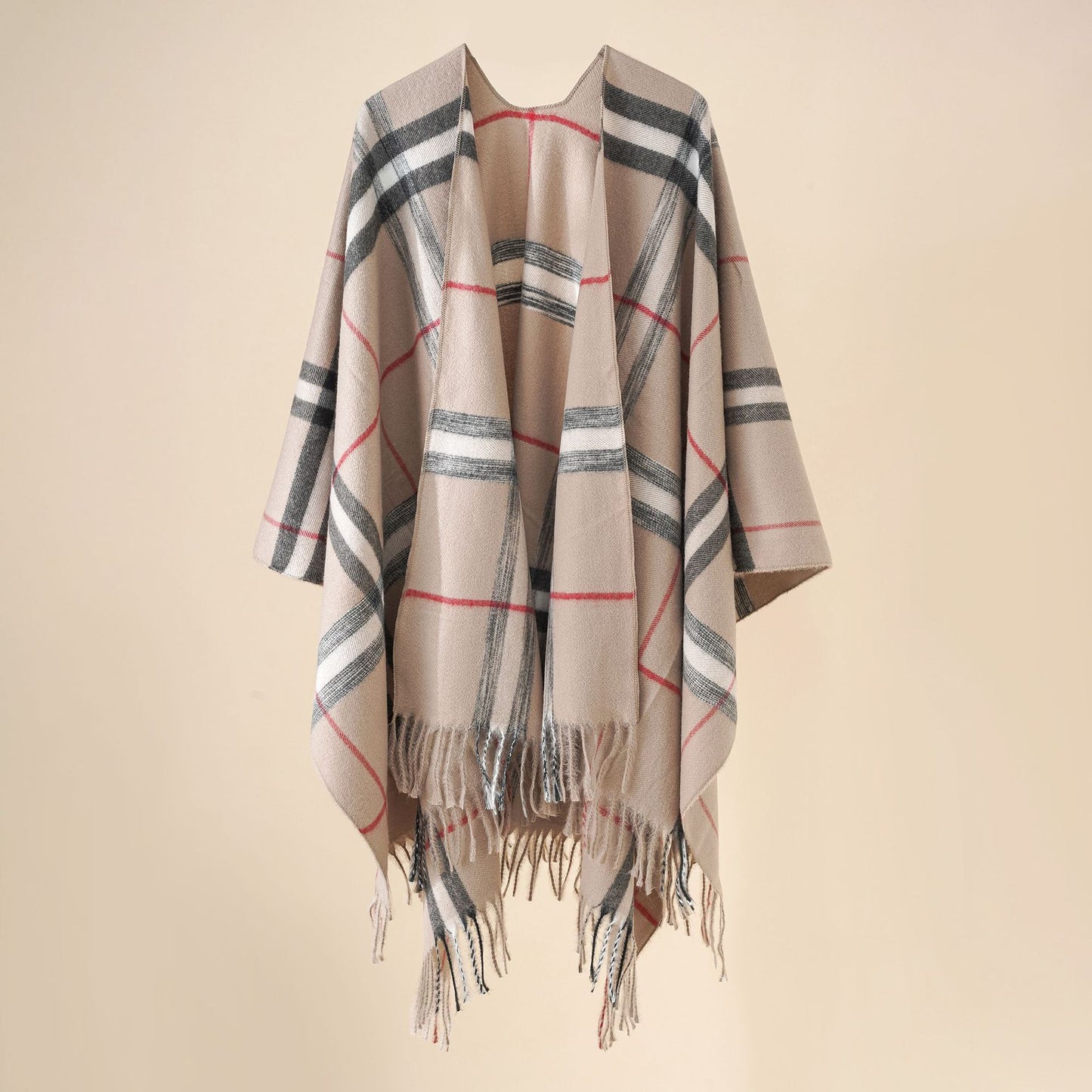 Gradual Grid Fashionable Shawl For Women