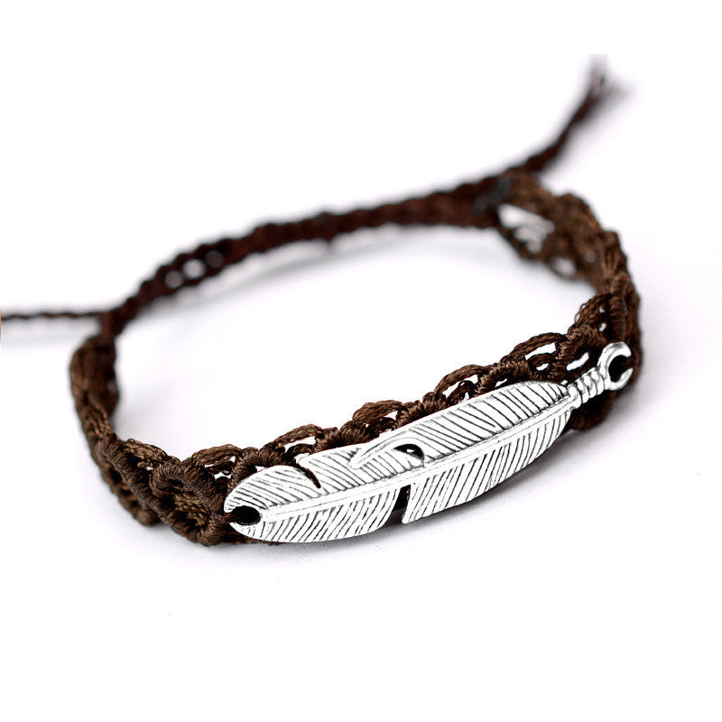 Pulsera para hombre con nudo de dragón, moda europea y americana, hombres de moda