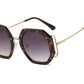 Fashion polygon sunglasses women