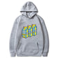 Loose hooded sweatshirt