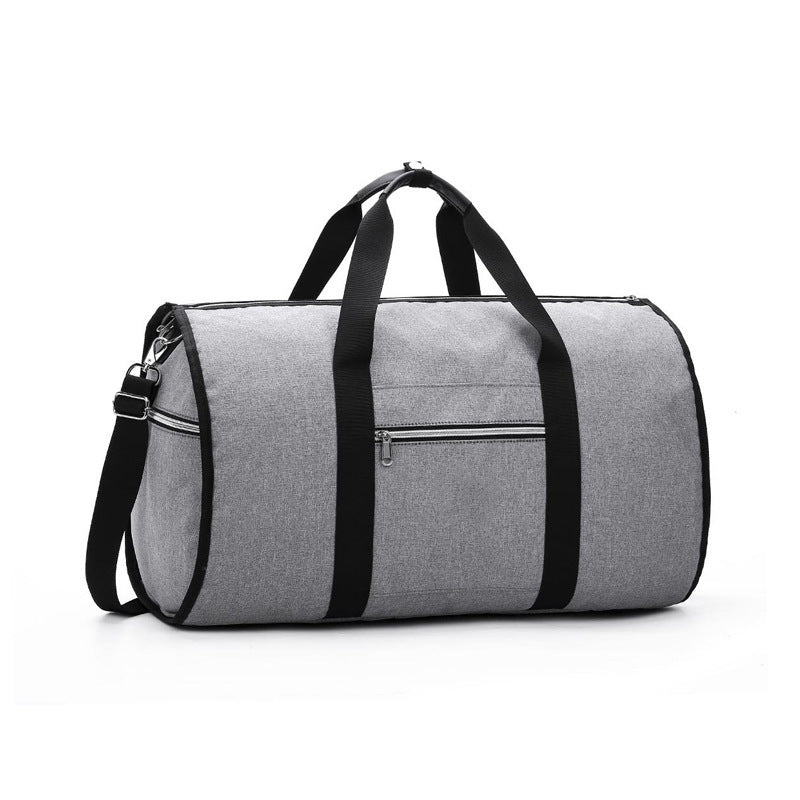 Bolsa de viaje de marca para hombre 2 en 1, bolsa para ropa, bolsas de lona de nailon plegables multifunción de alta capacidad, bolsa de hombro para viaje de negocios