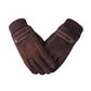 Velvet touch screen windproof gloves