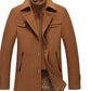 Abrigos de lana para hombre, abrigos cálidos ajustados de invierno, abrigos de marca con cuello desmontable, gabardinas informales de mezcla de lana SL-F053