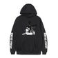 Printed hooded sweatshirt