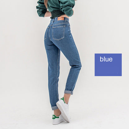 Vaqueros boyfriend de talla grande y cintura alta para mujer mom jeans