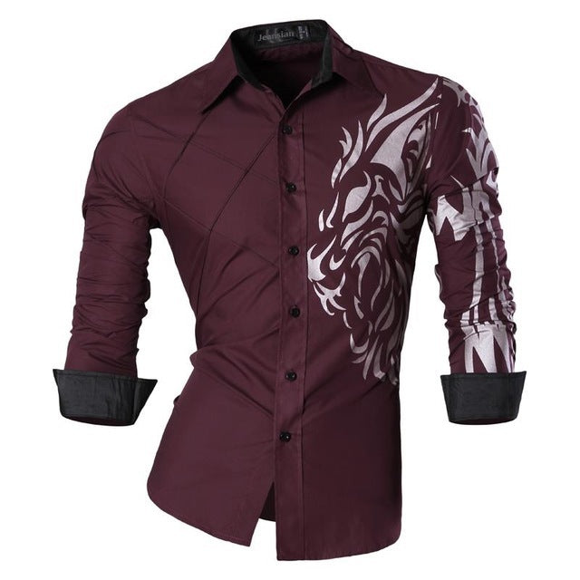 Camisas Formales Para Hombres Camisa De Vestir Roja