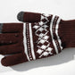 Touch screen gloves thick brushed warm touch screen gloves