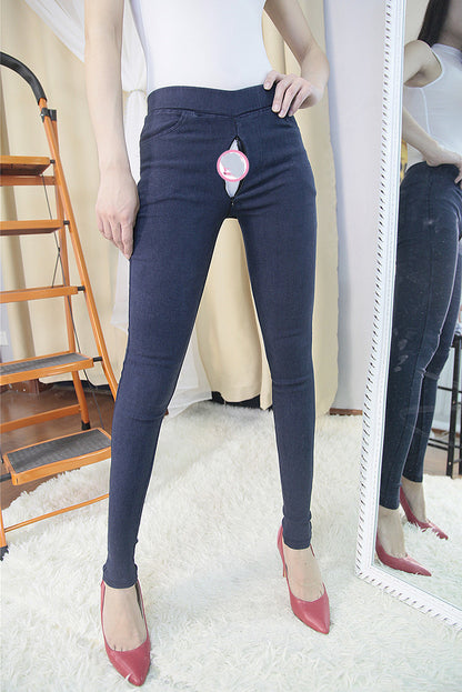 Fashion Personality Dating Full Zip Pants Women