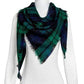 Design Women Triangles Scarf Long Scarves Shawl Autumn Winter