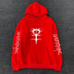 Printed hooded sweatshirt