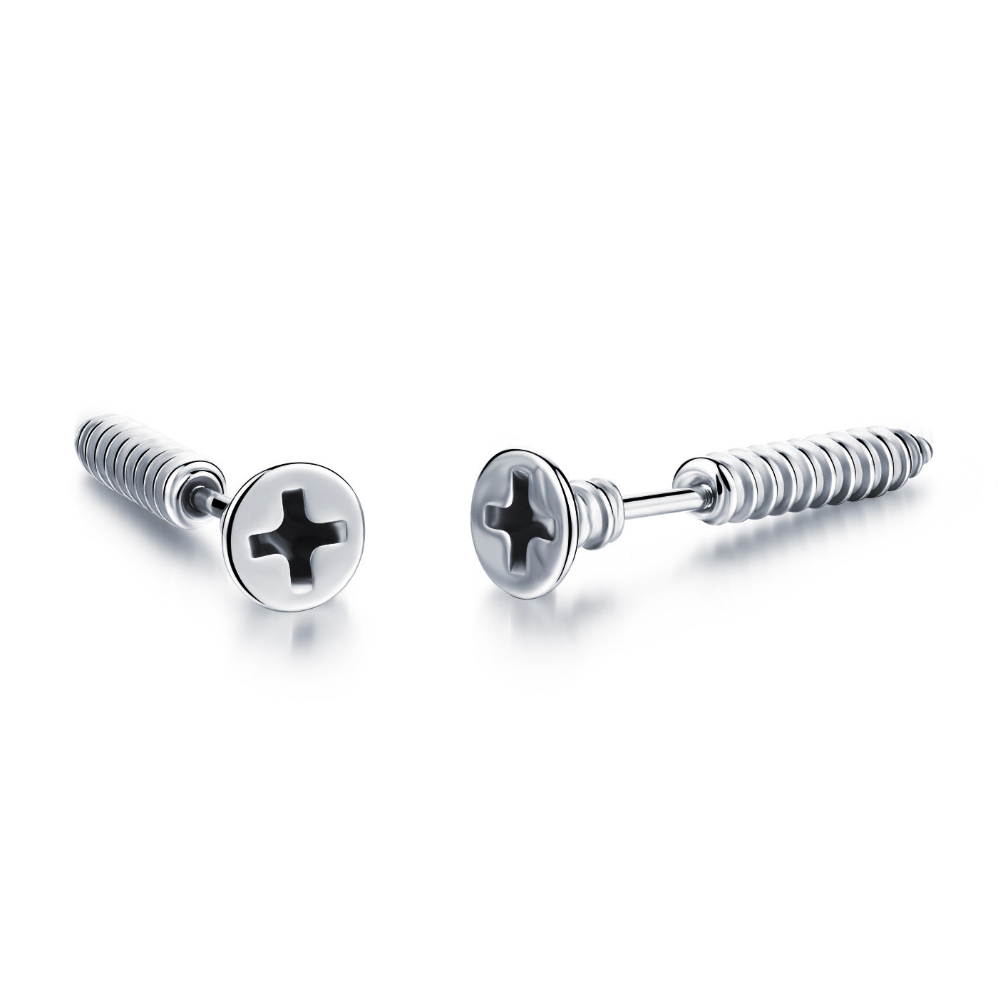 Screw piercing men's earrings women’s earrings