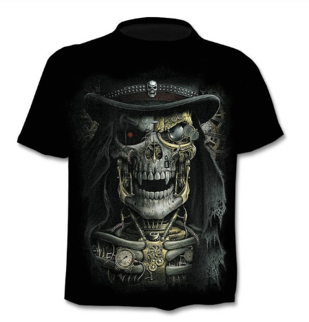 Camiseta estampada en 3D