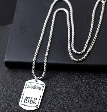 Hiphop pendant titanium steel chain pendant for men and women
