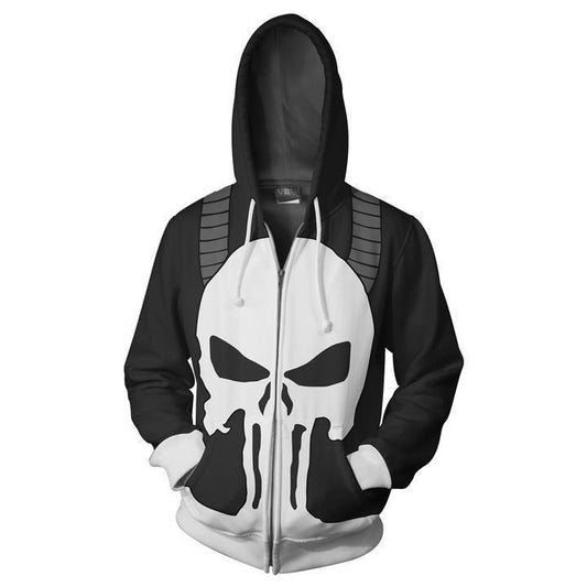 Printed hooded sweatshirt