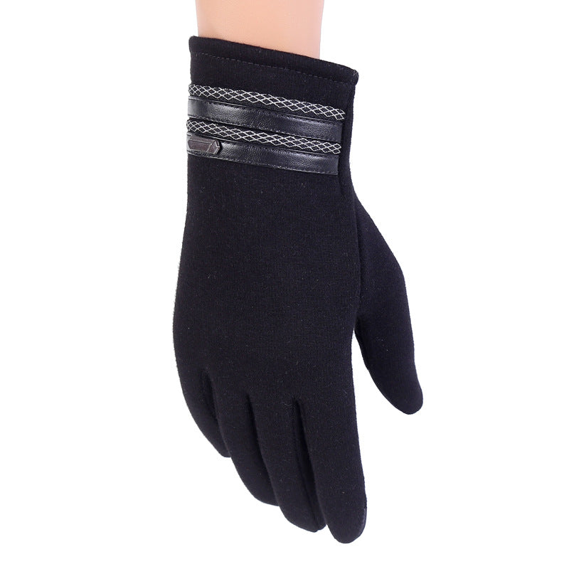 Guantes deportivos de ciclismo con pantalla táctil.