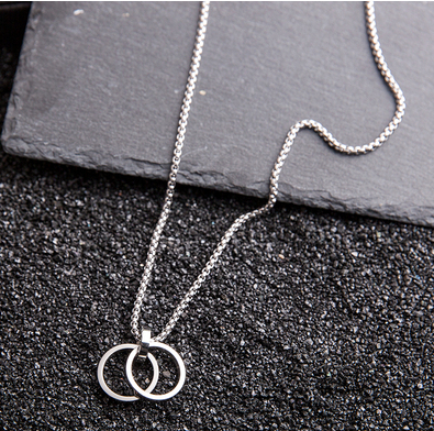 Hiphop pendant titanium steel chain pendant for men and women