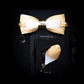 Feather bow men tie