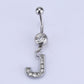 English alphabet hypoallergenic body piercing navel
