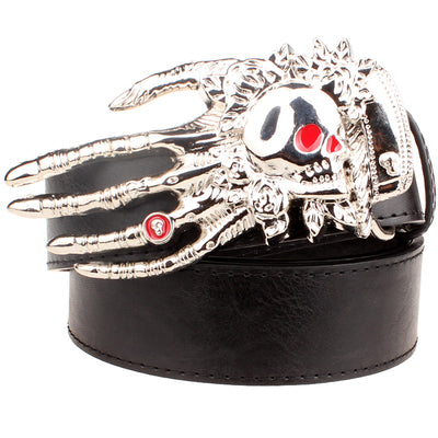 Skull big head claw belt fashion