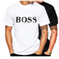 Men's round neck short sleeve t-shirt