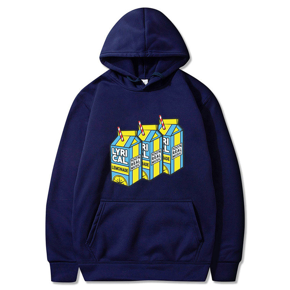 Loose hooded sweatshirt