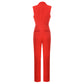 Sleeveless slim suit jumpsuit women