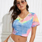 Women's printed T-shirt tops women