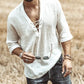 Printed lace mid sleeve T-shirt men