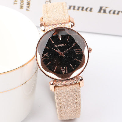 Reloj de lujo para mujer, relojes de cielo estrellado para mujer, moda