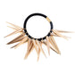 Piercing rivet hair ring
