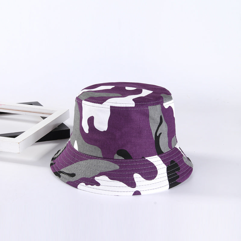 Camouflage Print Sunshade Bucket Hats