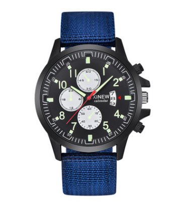 Relojes de marca para hombre Reloj deportivo militar con banda de nailon a la moda