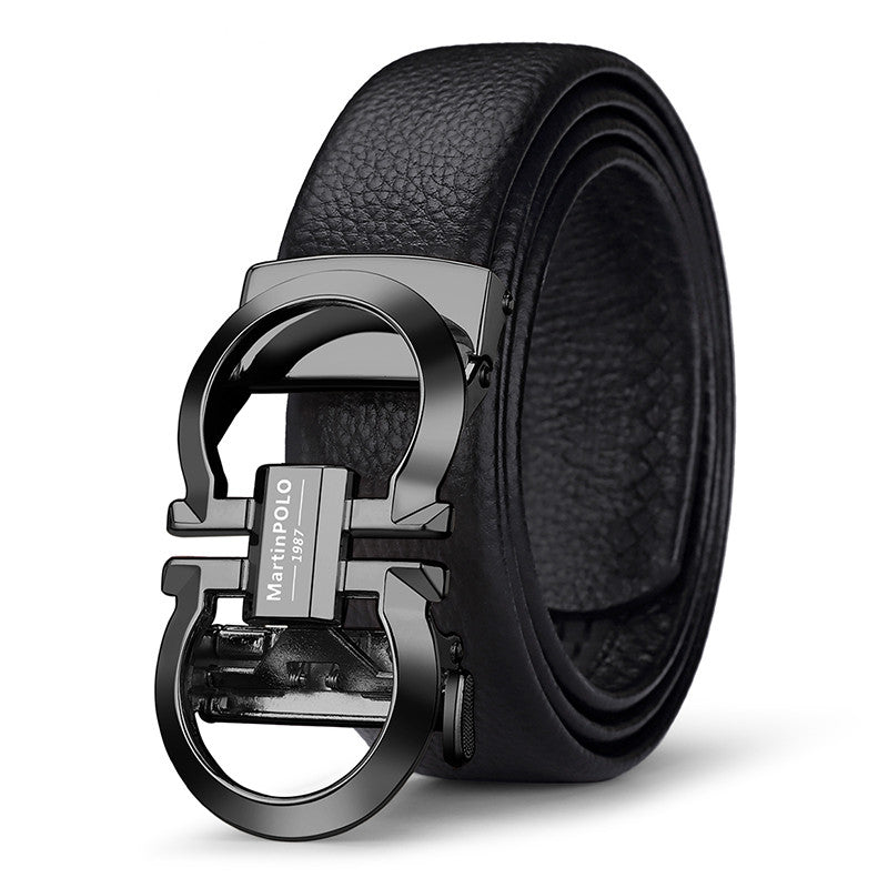 Leather Belt Head For Young And Middle-Aged People