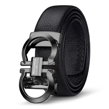 Leather Belt Head For Young And Middle-Aged People