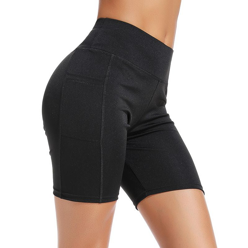 Pantalones cortos de cintura alta de verano Pantalones cortos push up de moda para mujer