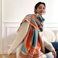 Street Geometric Imitation Cashmere Shawl Scarf Women