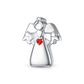 Angel Wing Charms 925 Sterling Silver Angel Beads Charms Jewelry Guardian Angel Wings Pendant
