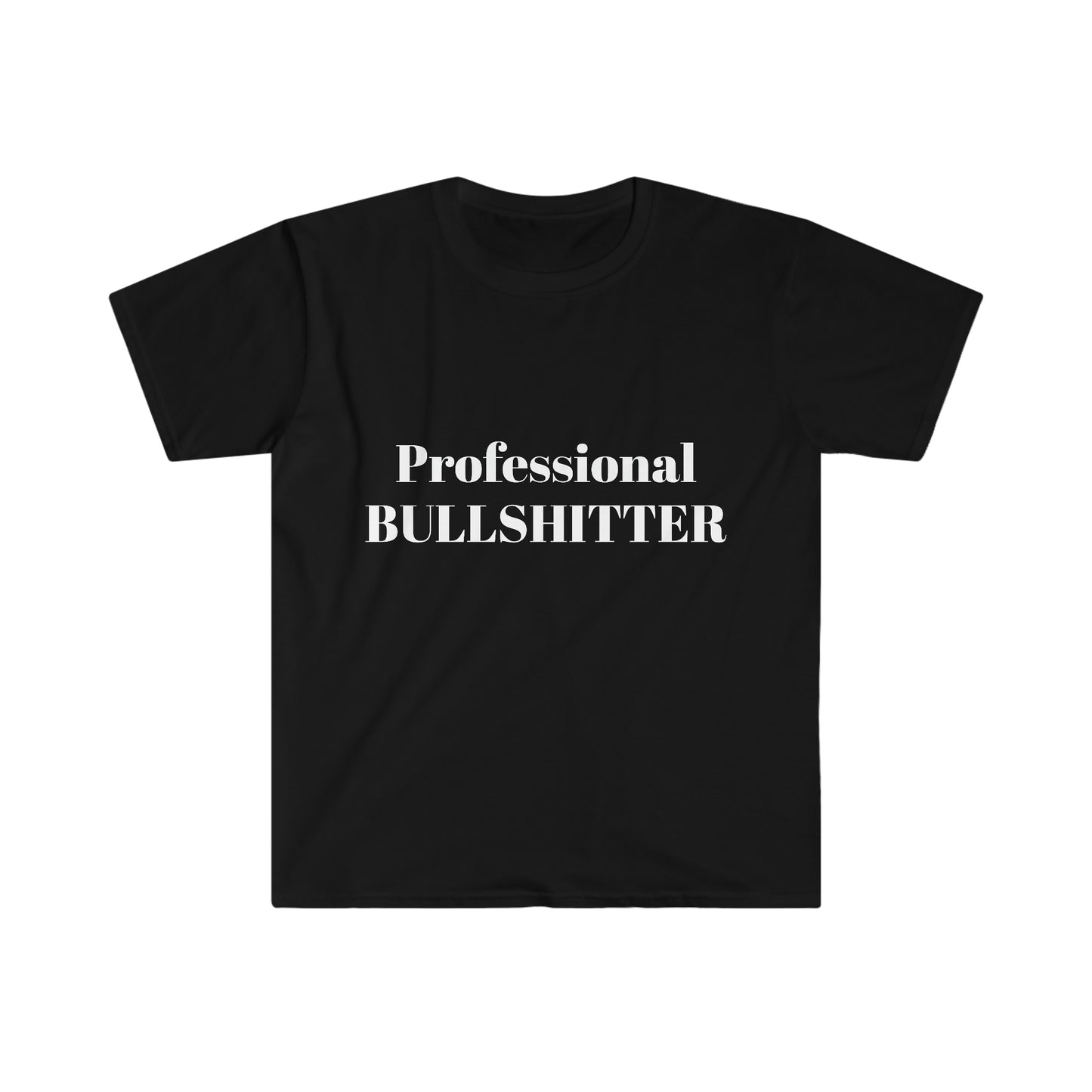 Camiseta Softstyle unisex, Bullshitter profesional, Camisetas cómicas, Camisetas divertidas para hombres, Camisetas divertidas para hombres, Camisetas con refranes divertidos, Camisetas increíbles, 