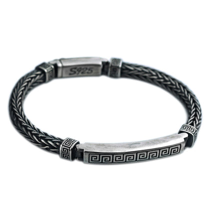 Personality Tide Men And Women New Fashion Thai Silver Bracelet