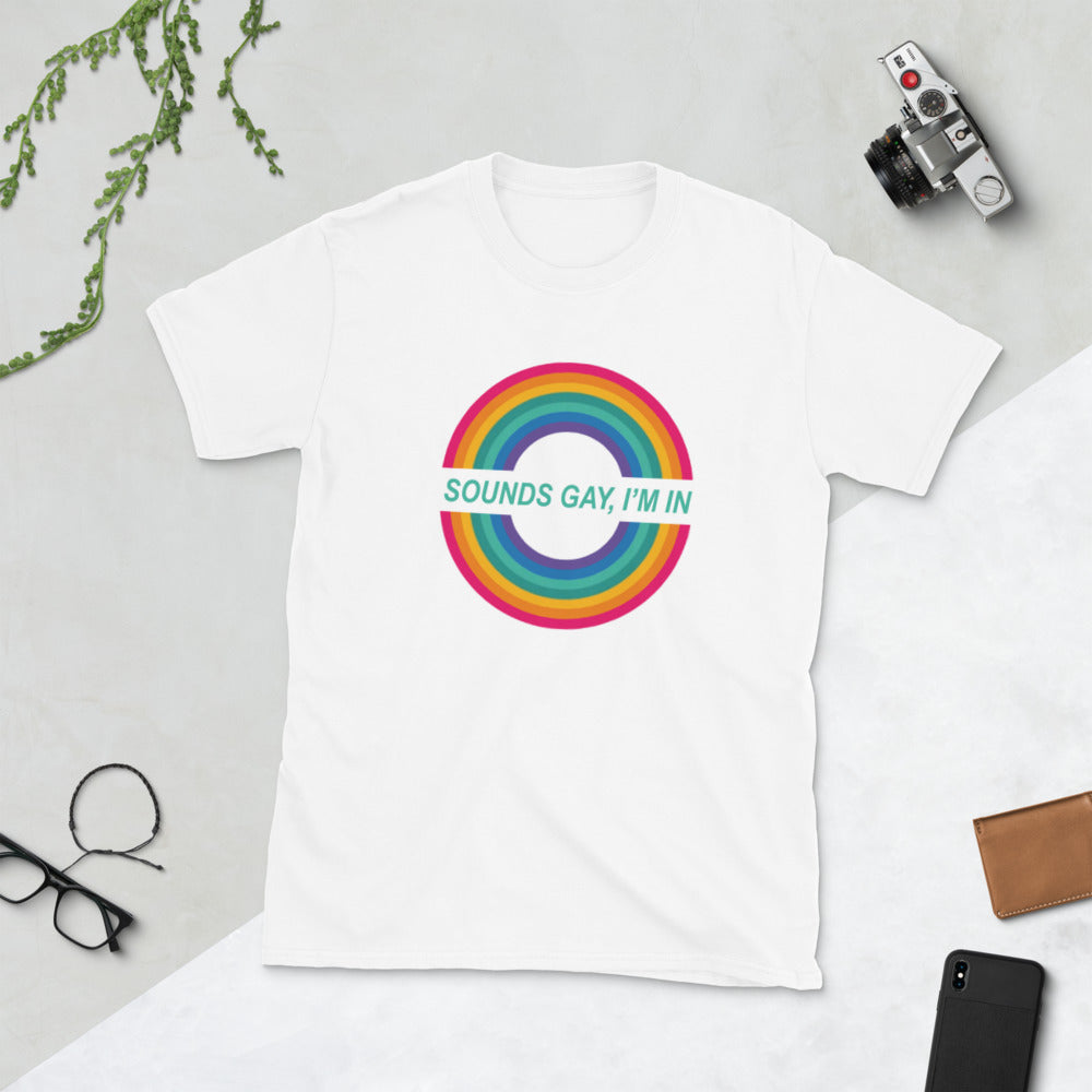 The Same Rainbow Circle T-shirt For Men And Women