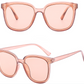 Rectangle Sunglasses Women Rimless Square Sun Glasses